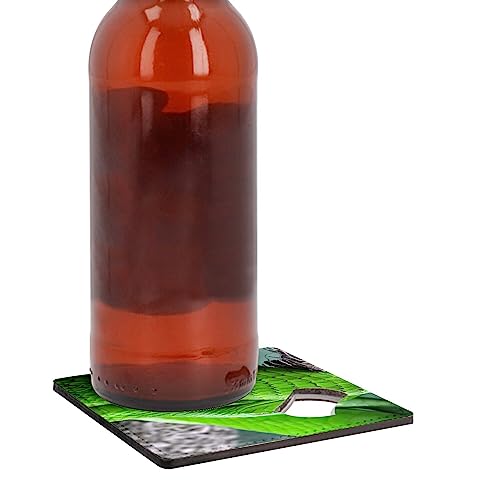 Sous-verre décapsuleur python vert protège vos tables des taches et ouvre vos bouteilles - 3