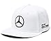 Mercedes AMG F1 Team Driver Puma Hamilton Flat Peak Cap White Official 2018