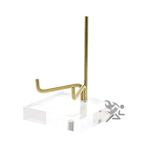 3-1/2" Adjustable Metal Arm Display Stand Easel with Acrylic Base Qty (1) Cover