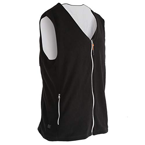 Gilet intelligent chauffant unisexe en polyester isolé pour hiver