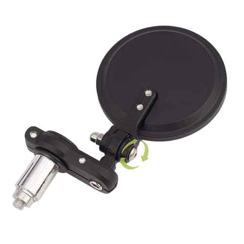 Espejo universal de motocicleta giratorio con mango de aluminio de 22mm 4