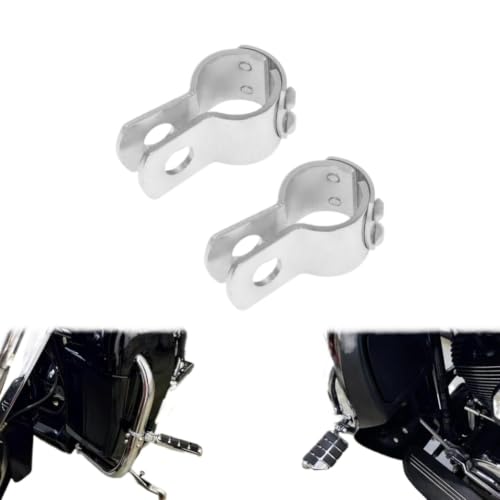 Supports de pied pour garde-moteur 1-1/4 pouce pour les longs voyages en Sportster
