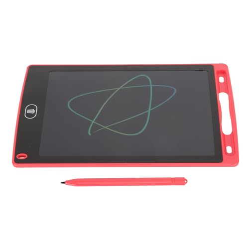 Acogedor 8.5インチLCDライティングタブレット子供用,カラフルな描画タブレットパッド,ポータブル電子書き込み落書きボードおもちゃ1?10歳の女の子男の子,幼児教育ギフト (赤)