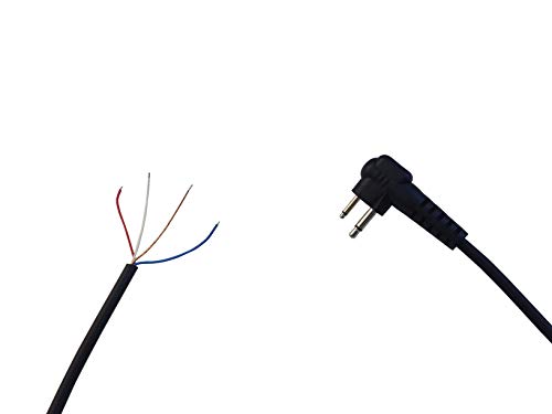 Anteenna TW-M-REP-Cable (2 Packs) Replacement Cable of Remote Speaker Mic for Two Way Radio for Motorola GP-2000/GP-300 Radio 2 Pins Plug