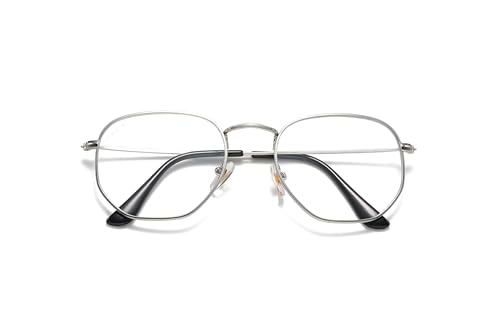 Image of WAZIR Metal Blue Light Blocking Glasses For Women /Men, Computer Glasses, Gaming Glasses, Anti Eye strain, UV Filter Lenses