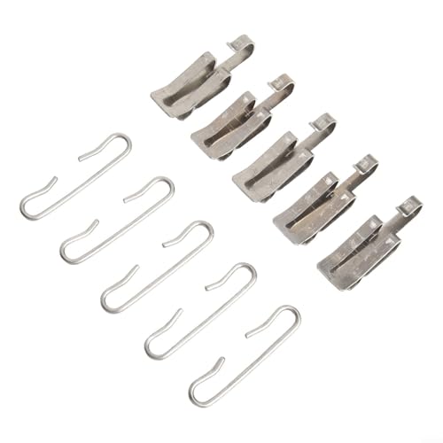 Lot de 25 clips de câble chauffant pour la prévention de la glace de toit et l'organisation des câbles, clips métalliques robustes conçus pour protéger les toits de l'accumulation de glace et de neige