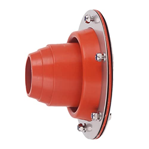 Schutzhülle aus Silikon, Verbrühungsschutz für Zelt, Verbrühungsschutz, Kamin, hitzebeständig, Basis und Ron, Dachrohr aus Metall, Silikon, für Kamin 4, 5- 10 cm