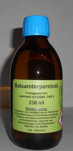 Portugiesisches Balsam Terpentinöl DAB 9, 250 ml, farblos