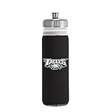 NFL Philadelphia Eagles Van Metro Sports Bottle, Black, 22-ounce