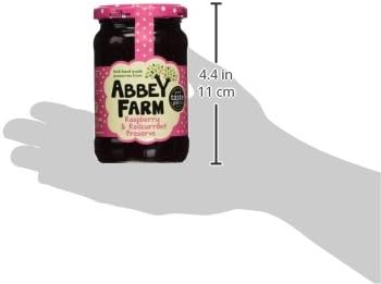 Abbey Farm Preserve, Raspberry and Redcurrant, 12 Ounce