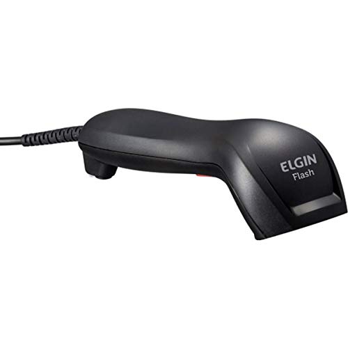 Leitor de Codigo de Barras CCD Flash Manual USB, Elgin, 46FLASHCKD00, Preto