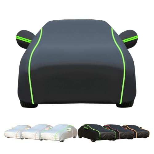 Car Cover Compatible with Alfa Romeo Tonale Veloce 2022-2026, SUV Waterproof Car Covers for Automobiles All Weather, Sun Rain Snow UV Proof, Reflective Strip, Windproof Straps LL36