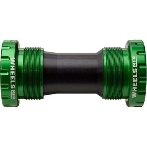 Wheels Mfg BSA Bottom Bracket - ABEC-3 Green, 24Mm, Shimano MTB