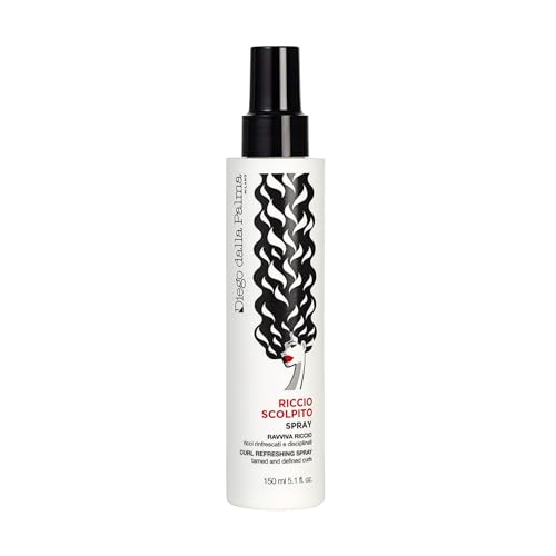 Diego dalla Palma | RICCIOSCOLPITO Spray Ravviva Ricci Balsamo Effetto Bouncy, Districa e Preserva la Forma del Riccio, 150ml