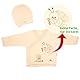 Neugeborenen Baby Geschenk Set 100% natürliche Baumwolle Erstausstattung Ausstattung Unisex Kleidung Geschenkset für Babys 0-4 Monate (Biene)