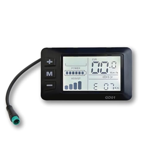 Electric Bike 36V 48V GD01 LCD Display Meter, 5 Pin