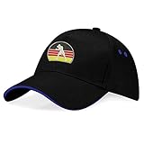 Natshop2000 Boxing Deutsche Flagge Fahne Bestickte Logo Baseball Cap Mütze KN 053 SCHWARZ - BLAU