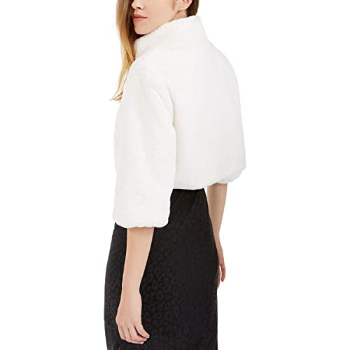Laundry by Shelli Segal womens Faux Fur Shrug– Cropped Evening Wrap, Soft Plush, Wedding, Party Cover-up3