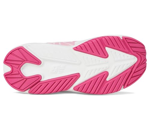 New Balance Kid's Rave Run V2 Hook & Loop Running Shoe, Rose Sugar/Carnival Pink/Signal Pink, 2 XW Infant3