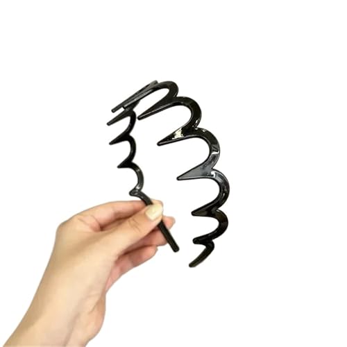 Nikeg High Skull Headband 6Pcs Chic Hair Hoops For Women:Wave