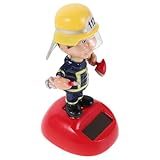 Artisanat de haute qualité : fabriqué avec précision et souci du détail, cet ornement assure une durabilité et une finition polie, décoration d'accessoires d'intérieur de voiture, bobblehead de pompier