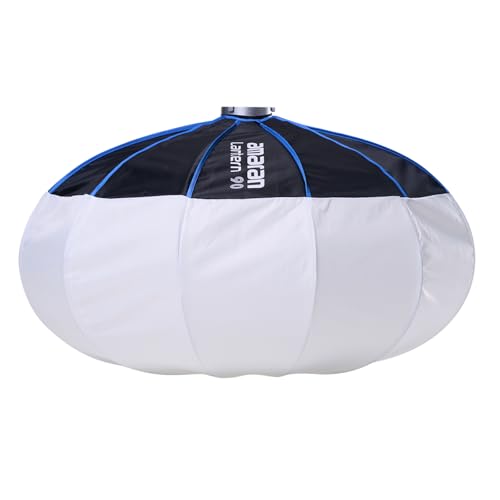 Amaran Lantern 90 Softbox,360 Soft Light Source Quick-Build Press Mount for Amaran COB Lights and Other Bowens Mount for 100d/200x/150c/300c/300x/600d/600x