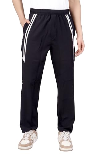Image of Amazon Brand - INKAST Men Relaxed Quick-Dry Side Stripe Track Pants | Straight Fit | Gym Wear for Men | Active Wear | Quick Dry
