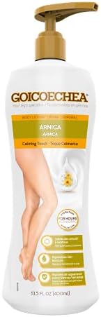 Goicoechea Calming Touch Body Lotion, Moisturizing Skin Care with Arnica & Chamomile, Improves Appearance of Varicose Veins & Blemishes, Smooths & Tones, 13.5 oz