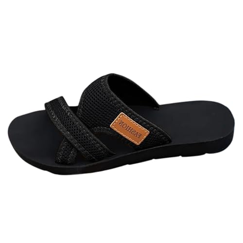 Tongs d'été en tissu pour femmes : sandales confortables et pantoufles de plage extérieur