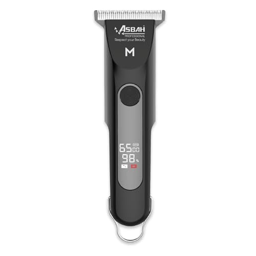 Image of ASBAH Mini - M Professional Hair Clipper - High-Efficiency Wide-Grain & Precision Blades, 3 Guide Combs, Emergency Micro USB Charging, Cordless Grooming Tool - 1 Year Warranty & Lifetime Repairs