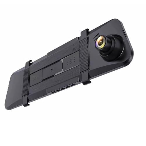 Cámara de salpicadero espejo retrovisor para grabación frontal y trasera compatible múltiple 6