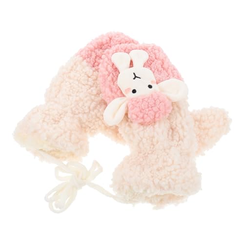 Cute Plush Winter Mittens for Girls Thick Warm Hand Gloves Cold-resistant Fleece Mittens for Autumn and Winter Fashion