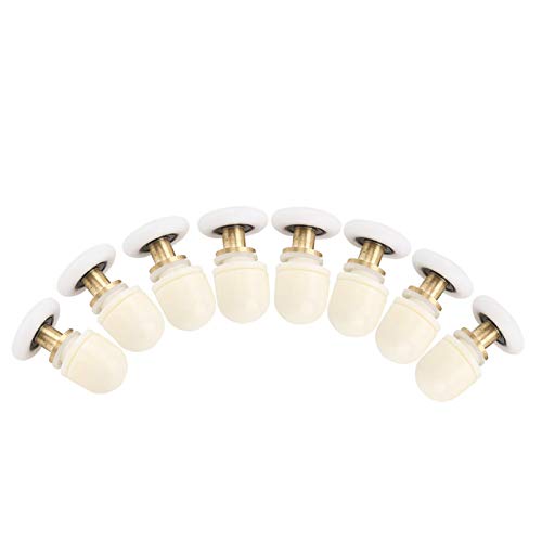 Rullo per porta doccia, 8 pezzi in ottone ABS