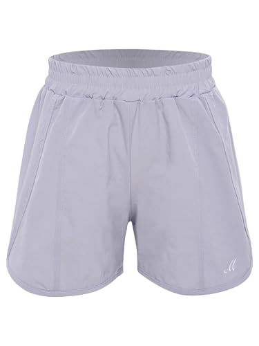 Jhaoyu Girls Multi-Sport Shorts Outfits Quick-Drying Elastic Waist Design in Solid Colors Running Yoga Beach Essential3