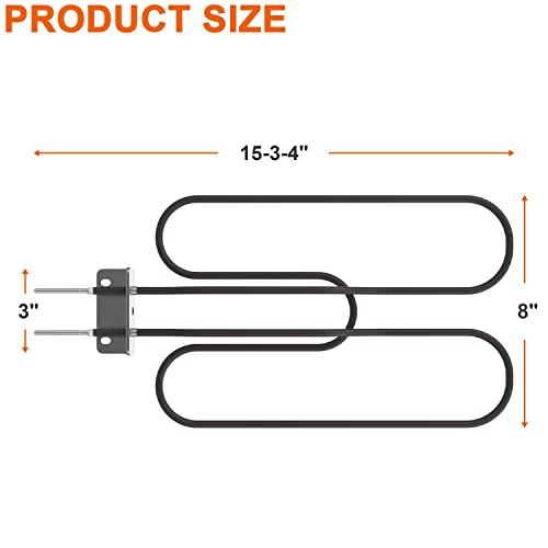 Image of Grill Heating Element for Weber Q140 Q1400 Series Grills, Replacement Part for Weber 80342 80343 65620 Electric Heating Element