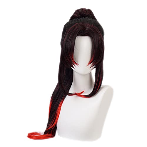 OSIAS Color Layered Kokushibo Cosplay Wig for Man and Boys, 24 inches