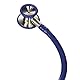 Gima - Classic Cardiology Stethoskop mit Edelstahlkopf, kegelförmige Glocke für tiefe Frequenzen, hochempfindliche Membran zur Verstärkung von Klängen, Lira Blu, 32550