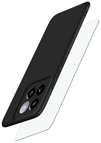 Coque Xiaomi 14 moex Alpha avec protection ecran integrale 360 rigidite fine noir mat