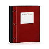Yeplan Cahier de laboratoire de recherche - Copies carbone avec 100 ensembles de pages qua...