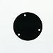 Plastic Switch Cavity Back plate cover for LP style Guitar,Round/black