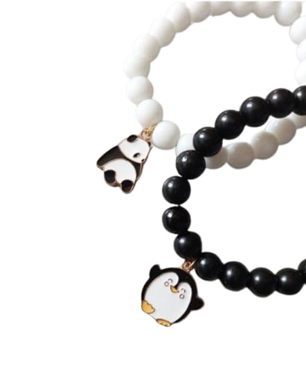 See full amazon price history chart for KARRA Panda Penguin Bond: Unisex-Adult Friendship Bracelet Set For Unbreakable Connections(Pack Of 2) KARRA Panda Penguin Bond: Unisex-Adult Friendship Bracelet Set For Unbreakable Connections(Pack Of 2) (B0CM1G5HFF) Amazon Price History, Amazon Price Tracker