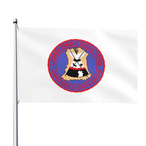 Durable Flag Of The Lower Brule Sioux Tribe Flag 4x6 Ft Heavy Duty Outdoor Decorative Banner Polyester Home Flags Yard Lawn 4by6 Welcome Flag