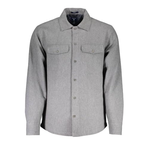 Surchemise matelassée Gant en coton bleu marine de qualité premium pour homme