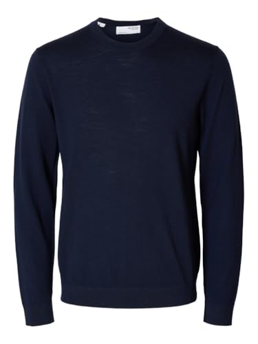 SELETED Homme SLHTRAY LS Knit Merino Crew Neck...