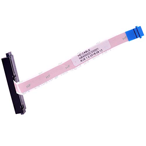 Deal4GO CKF50 SATA Hard Drive Cable HDD Connector T0GN3 0T0GN3 for Dell Inspiron 15 7577 7587 G7 7588 7590 7790 NBX000247L00