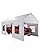 10 x 20FT Heavy Duty Carport with Roll-Up Windows, Portable Garage with Removable Sidewalls & Doors, Portable Car Tent Garage with Roll-Up Windows and All-Season Tarp, for Car, Truck,