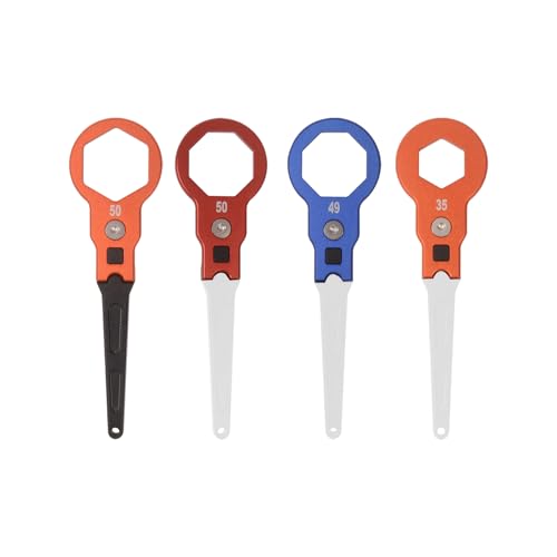 Image of Fork Top Cap Wrench Set, Fork Cap Wrench with Compression Valve Removal Tool