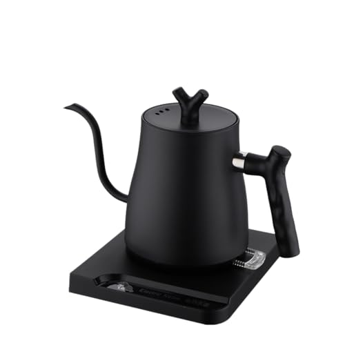 JICOMUS�d�C�P�g�� �R�[�q�[�P�g�� ���x�����\�b�v�P�g�� 1L��e�ʃR�[�q�[�|�b�g 1000W �ۉ��@�\/�󕰂��h�~ �׌� ������ ���������R�[�q�[�P�g�� ���x���� �h���b�v�|�b�g �������ȒP (�@�B���o�[�W�����iA�F���a�j,�u���b�N)