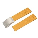  BONOOL Gummi-Uhrenarmband 22 mm 24 mm für Breitling Superocean Heritage Avenger Challenger, gewebtes Silikon, wasserdicht, weiches Uhrenarmband