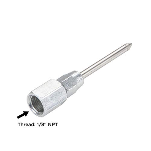 Groz Prolube Needle Nose Grease Dispenser | 1-1/2-Inch Adaptor Length | Max Pressure Up To 6,000 Psi | For Use With Hand Operated Grease Guns (44861) #TOP3